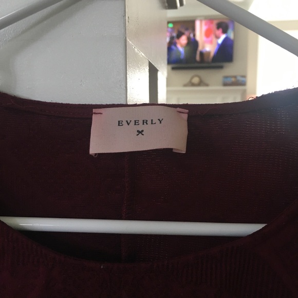 Burgundy Everly Dress - Picture 4 of 7